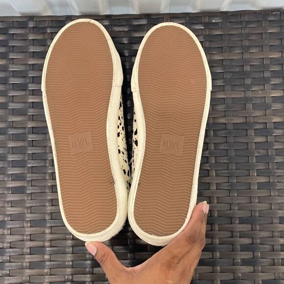 Madewell sidewalk splatter paint calf hair sneakers women’s size 8 - Picture 5 of 5